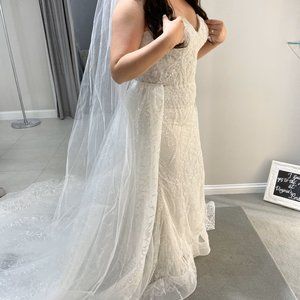 Calla Blanche 120127 Penelope + Matching Overskirt
